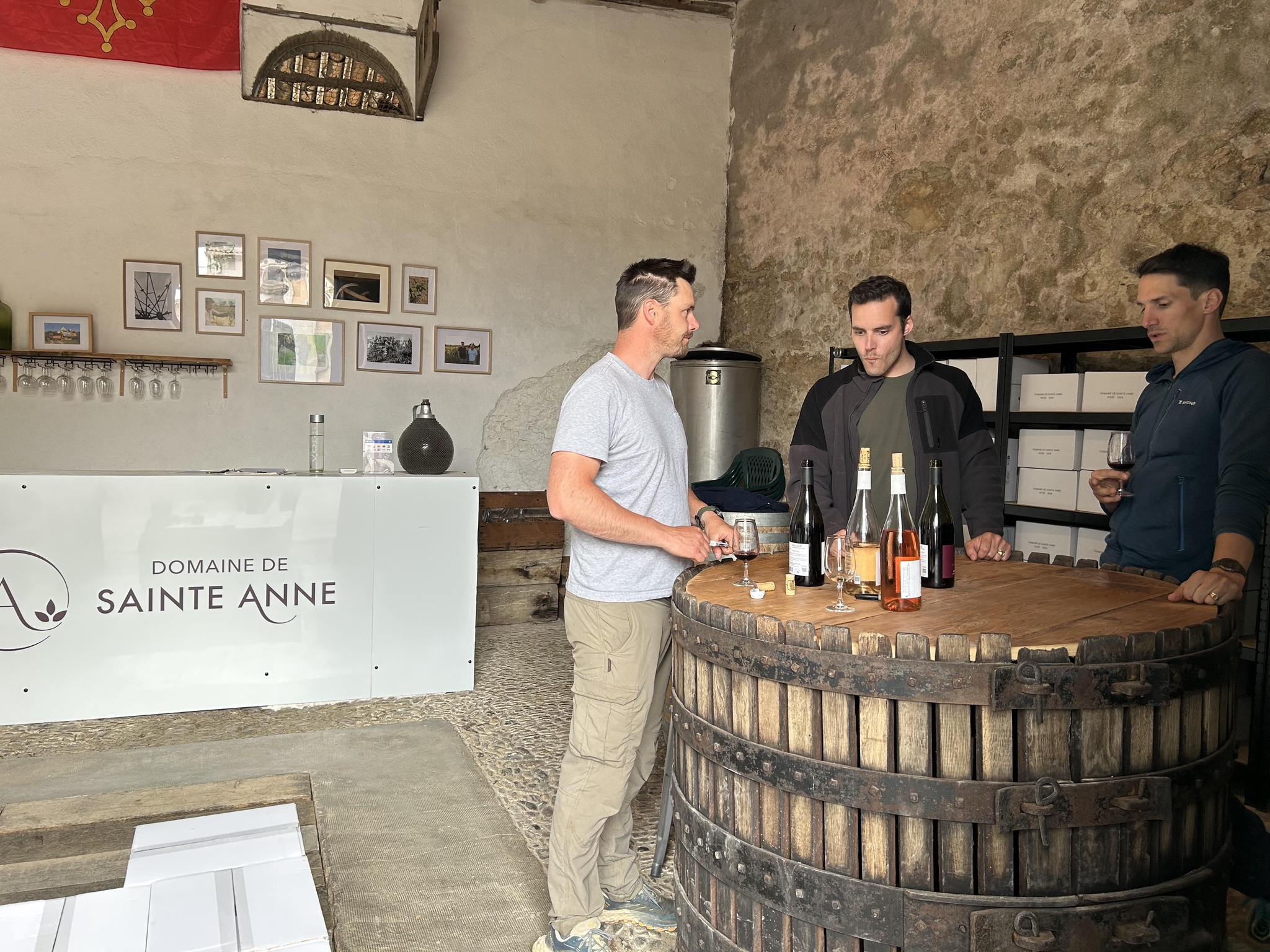 Dégustation au caveau